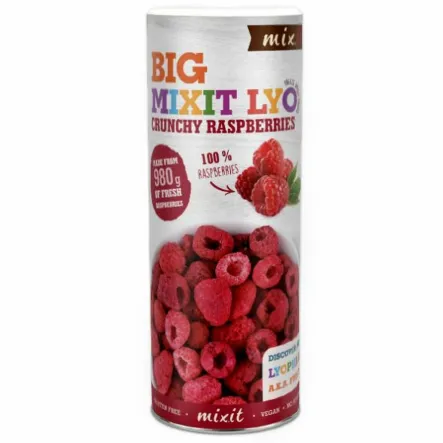 Duża Chrupiąca Malina (Liofilizowane Maliny) 140 g - Mixit