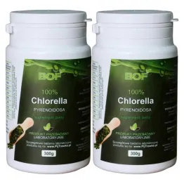2 x 100% Chlorella Pyrenoidosa 300 g (1200 Tabletek) - BOF
