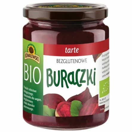 Buraczki Tarte Bezglutenowe Bio 540 ml (480 g) - Kowalewski