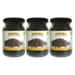 3 x Pieprz Czarny Ziarnisty BIO 100 g - Pięć Przemian