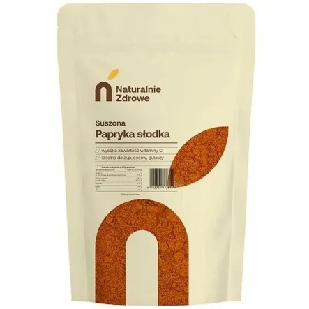 Papryka Słodka Mielona 200 g - Naturalnie Zdrowe
