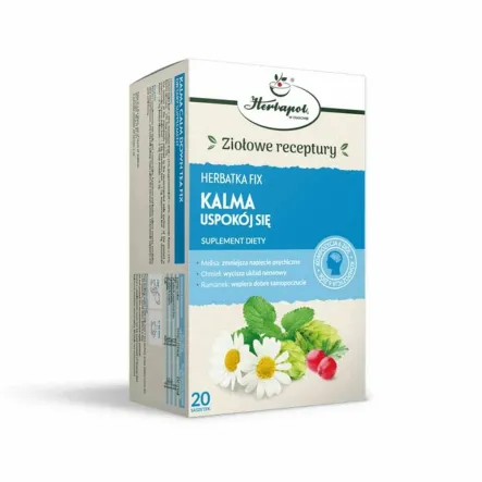 Herbatka KALMA USPOKÓJ SIĘ FIX 40 g (20x 2 g) - Herbapol Kraków