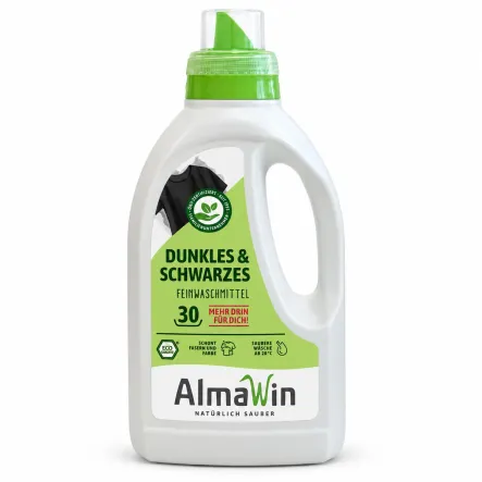 Płyn do Prania Ciemnych i Czarnych Tkanin ECO 750 ml - AlmaWin