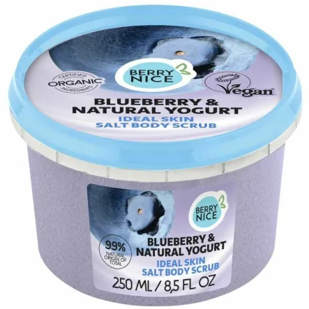 Solny Scrub do Ciała Borówka and  Jogurt 250 ml - Berry Nice