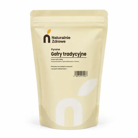 Gofry Tradycyjne Mieszanka do Wypieku 500 g - Naturalnie Zdrowe