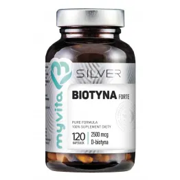 Silver Pure 100%  Biotyna Forte 120 Kapsułek  MyVita