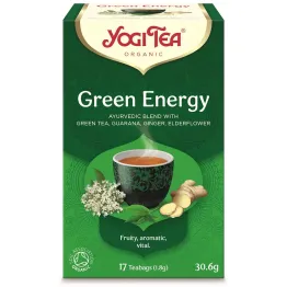 Herbatka Zielona Energia Bio 30,6 g (17x 1,8g) - Yogi Tea