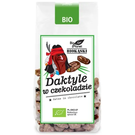 Daktyle w Surowej Czekoladzie Bio 100 G - Bio Planet