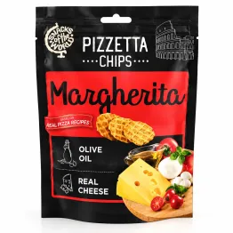 Chipsy Pizzetta Margherita z Serem i Oliwą z Oliwek 70 g – Snacks of the World