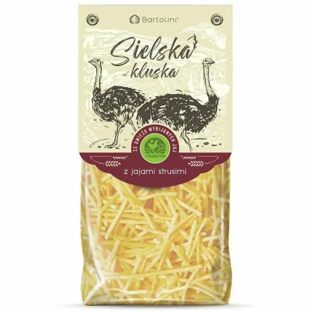 Makaron z Jajami Strusimi Krajanka BIO 250 g - Bartolini