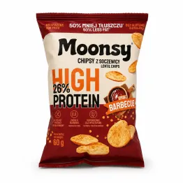 Chipsy z Soczewicy Barbecue Bezglutenowe 60 g - Moonsy