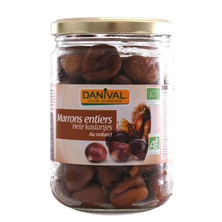 Kasztany Jadalne Całe Gotowane Bio 320 g Danival