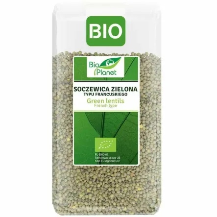 Soczewica Zielona Typu Francuskiego Bio 500 g - Bio Planet