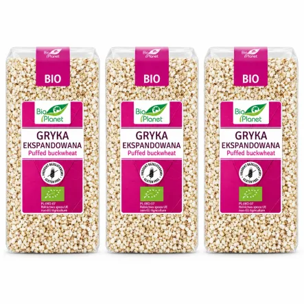 3 x Gryka Ekspandowana Bezglutenowa Bio 100 g - Bio Planet