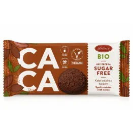 Ciastka Orkiszowe z Kakao Bez Dodatku Cukru BIO 34 g - Delicia