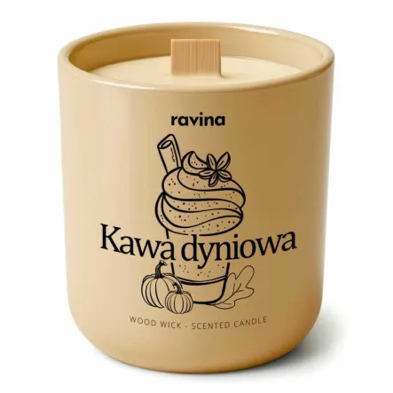 KAWA DYNIOWA Sojowa Świeca Zapachowa w Szkle 175 g - Salire