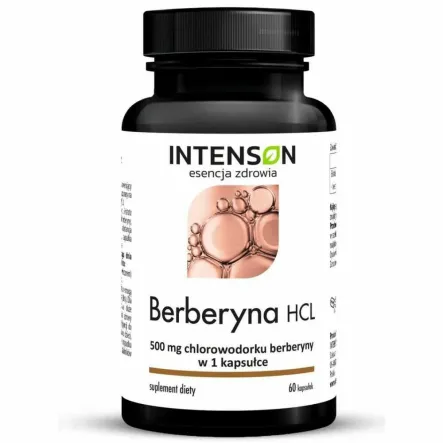 Berberyna HCL 60 Kapsułek - Intenson