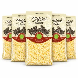 5 x Makaron Durum 2-Jajeczny Krajanka Średnia BIO 250 g - Sielska Kluska Bartolini
