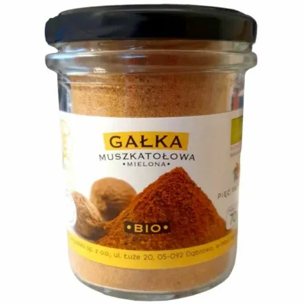 Gałka Muszkatołowa Mielona BIO 70 g - Pięć Przemian