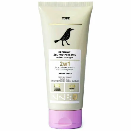 Kremowy Żel Pod Prysznic Odżywczo - Kojący Creamy Amber 200 ml - Yope