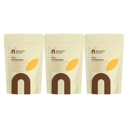 3 x Mieszanka Chlebowa CHLEB ORKISZOWY PEŁNOZIARNISTY 500 g - Naturalnie Zdrowe
