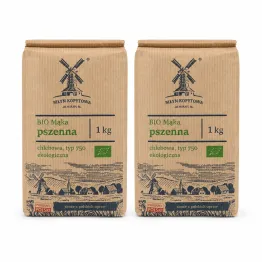 2 x Mąka Pszenna Chlebowa Typ 750 Eko 1 kg - Młyn Kopytowa