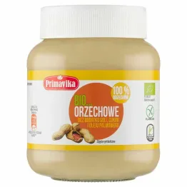 Pasta Orzechowa z Prażonych Orzeszków Arachidowych Bezglutenowa BIO 360 g - Primavika