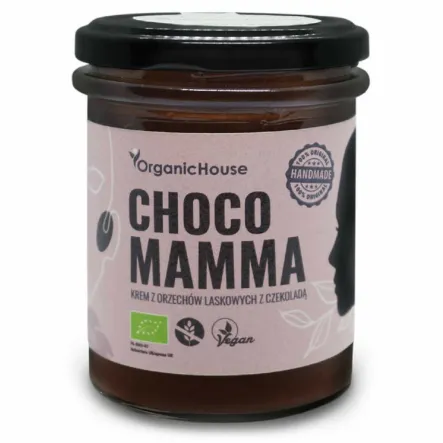 Krem z Orzechów Laskowych z Czekoladą Bio 180 g - Organic House