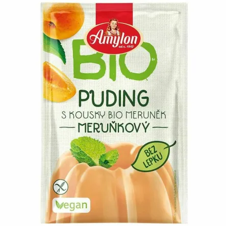 Budyń Morelowy Bezglutenowy Bio 40 g - Amylon