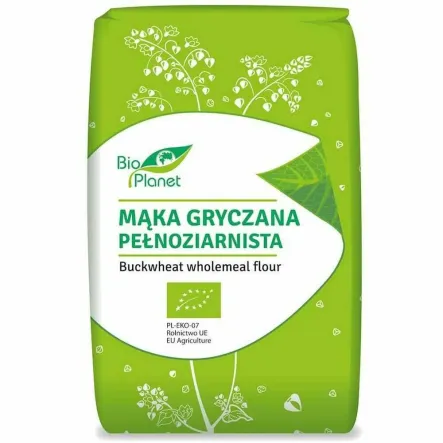 Mąka Gryczana Pełnoziarnista Bio 500 g - Bio Planet