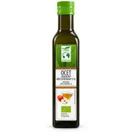 Ocet Jabłkowy Niefiltrowany Niepasteryzowany BIO 5% 250 ml - Bio Planet