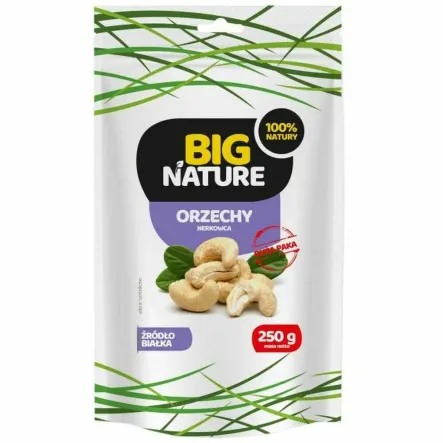 Orzechy Nerkowca Połówki 250 g - Big Nature