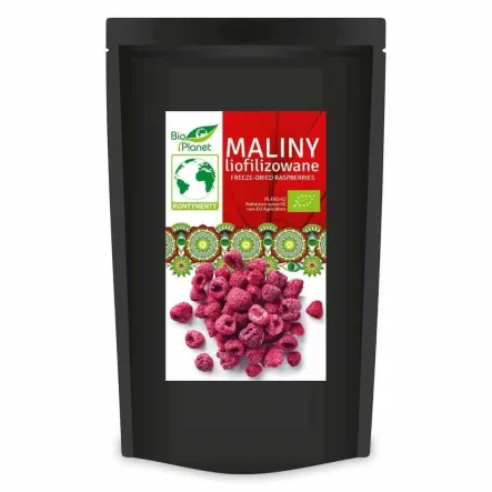 Maliny Liofilizowane Malina Bio 30 g - Bio Planet