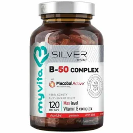 Silver Pure Witamina B-50 Complex Max Level 120 Kapsułek - MyVita