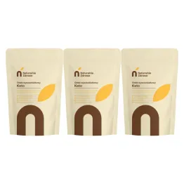 3 x Mieszanka Chlebowa - Chleb Keto Wysokobiałkowy 600 g - Naturalnie Zdrowe