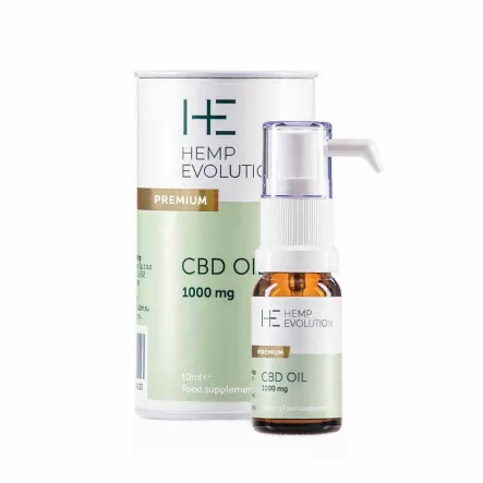 Olejek CBD 10% 10 ml 1000 mg PREMIUM 10 ml - Hemp Evolution