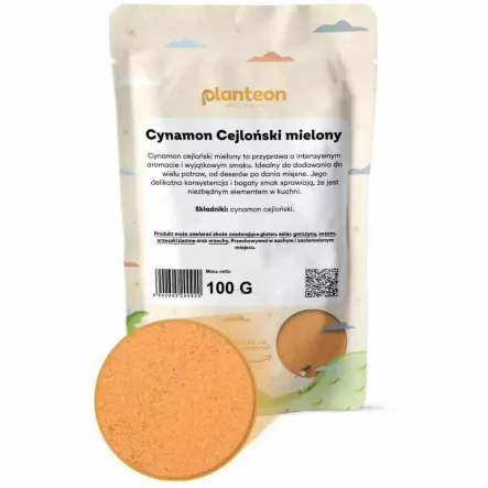 Cynamon Cejloński Mielony 100 g - Planteon