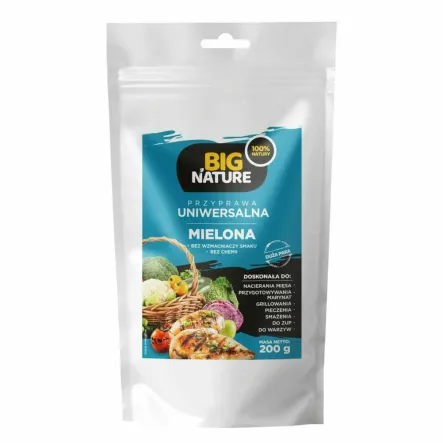 Przyprawa Mielona Uniwersalna Bez Soli 200 g - Big Nature