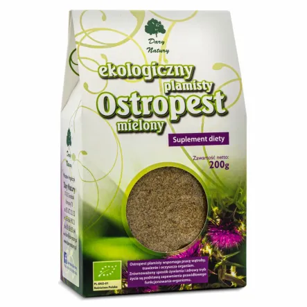 Ostropest Plamisty Mielony Eko 200 g - Dary Natury