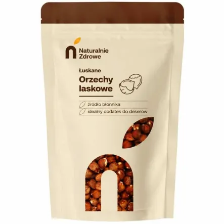 Orzechy Laskowe Łuskane 200 g - Naturalnie Zdrowe