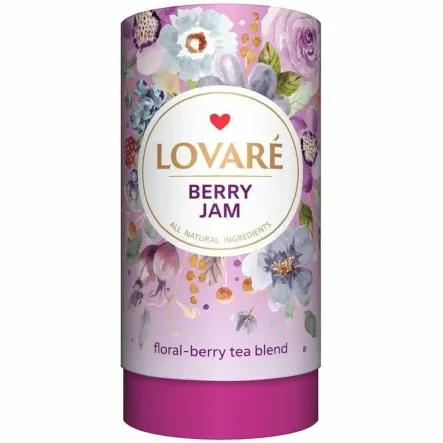 Mieszanka Herbatki Owocowo-Jagodowej Berry Jam 80 g - Lovare