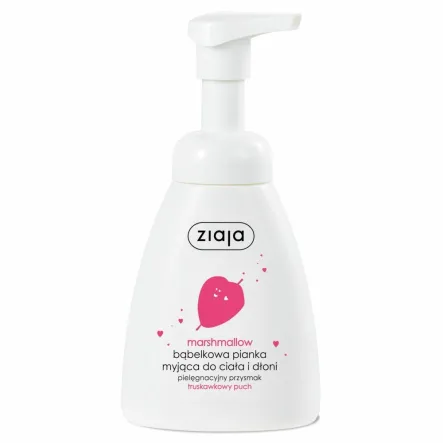 Bąbelkowa Pianka Myjąca do Ciała i Dłoni MARSHMALLOW 250 ml - Ziaja