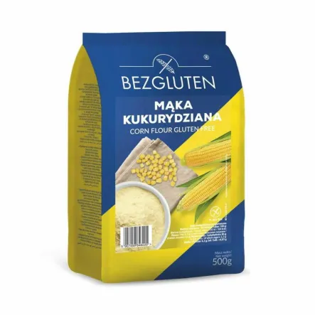Mąka Kukurydziana Bezglutenowa 500 g - Bezgluten (data: 12.11.2026)