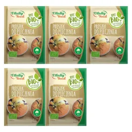 5 x Proszek do Pieczenia Bio 15 g - Vitally Food