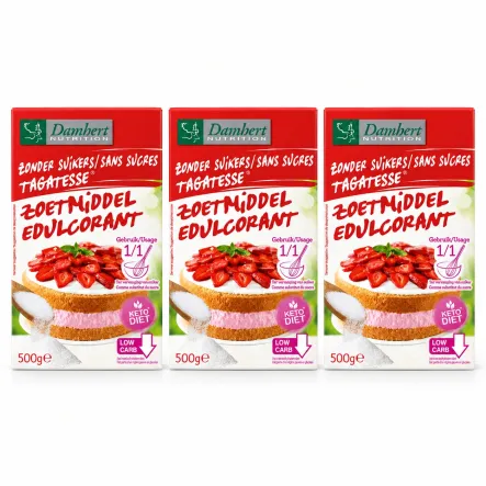 3 x Tagatoza Zamiennik Cukru 500 g Damhert