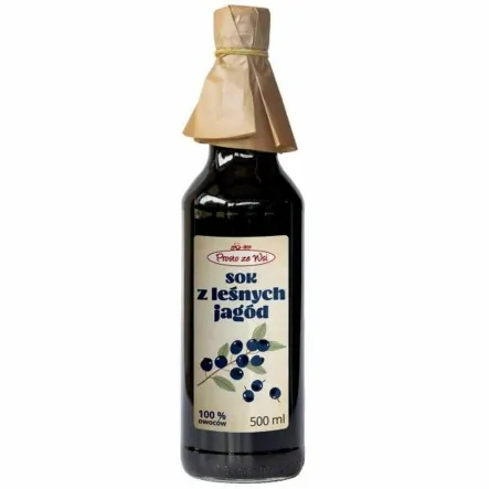 Sok z Leśnych Jagód 500 ml - Prosto ze Wsi