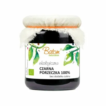 Czarna Porzeczka 100% Bez Dodatku Cukru Bio 260 g - Batom