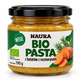 Pasta z Batatów z Rozmarynem BIO Wegańska 190 g - Naura