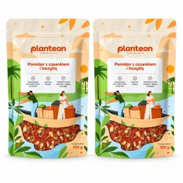 2 x Pomidor z Czosnkiem i Bazylią 100 g - Planteon
