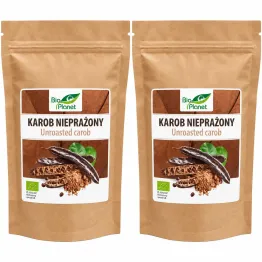 2 x Karob Nieprażony Sproszkowany Bio 200 g - Bio Planet